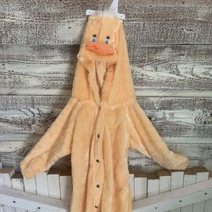Duck costume onesie